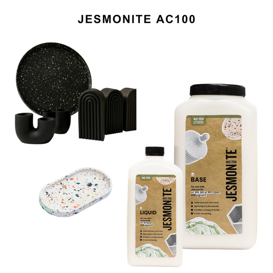 Jesmonite SET AC100 - Rășină Ecologică pe Bază de Apă pentru Obiecte Decorative Turnate