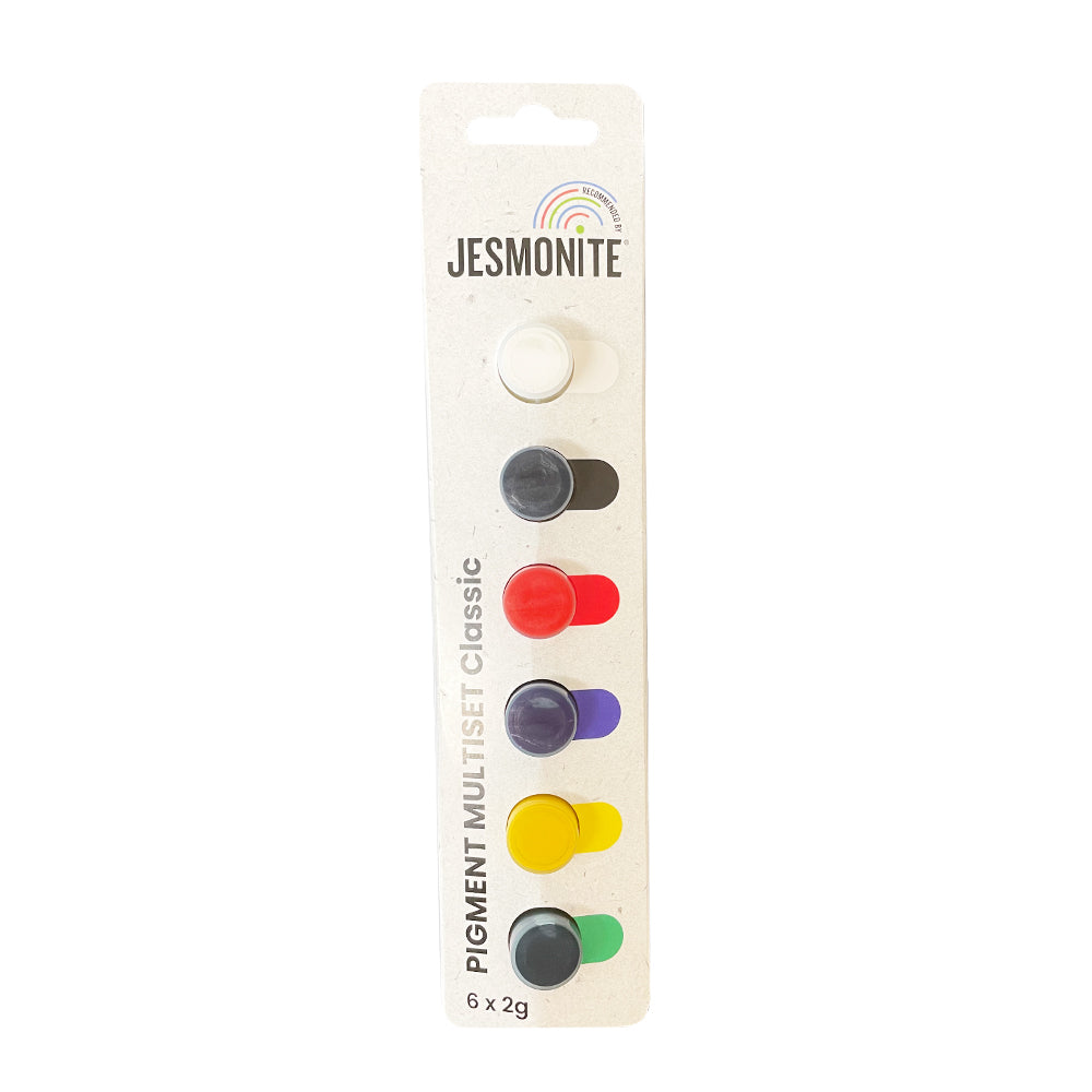 Set Pigmenți Jesmonite – 6 Culori Clasice (6 x 2g)
