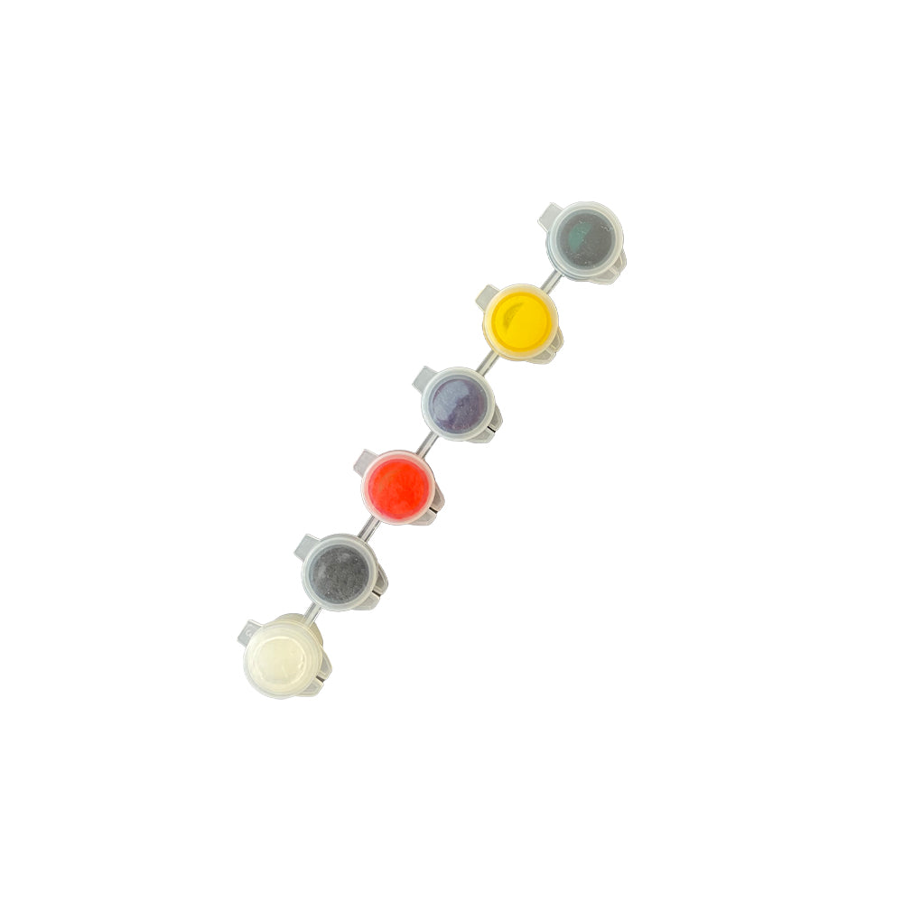 Set Pigmenți Jesmonite – 6 Culori Clasice (6 x 2g)