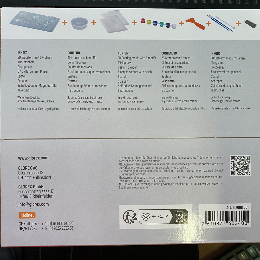 Kit de Turnare Spațială - Creează 12 Obiecte Unice