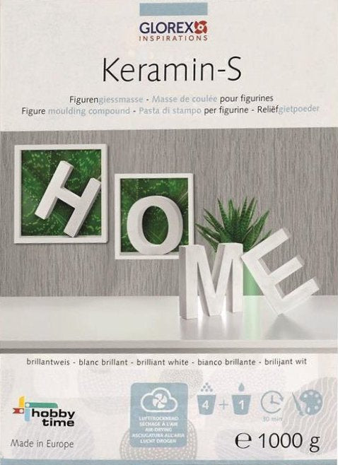 Keramin-S - Pulbere Ceramică Hidrofobă pentru Figurine și Reliefuri Durabile