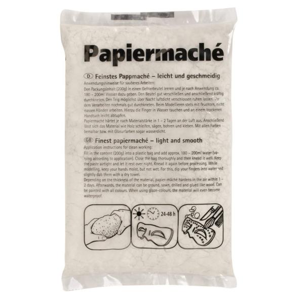 Papiermaché – Pulbere de Modelaj Naturala din Celuloza
