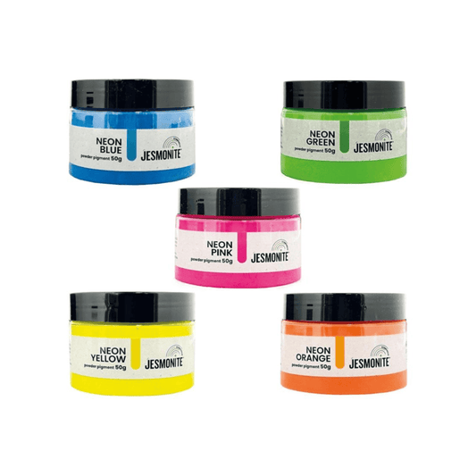 Jesmonite Fluo Powder - Pigment Fluorescent Vibrant pentru Proiecte Creative 50g