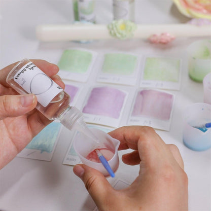 Set Lac Colorat Lucios pentru Lumânări, 6 Culori Pastel