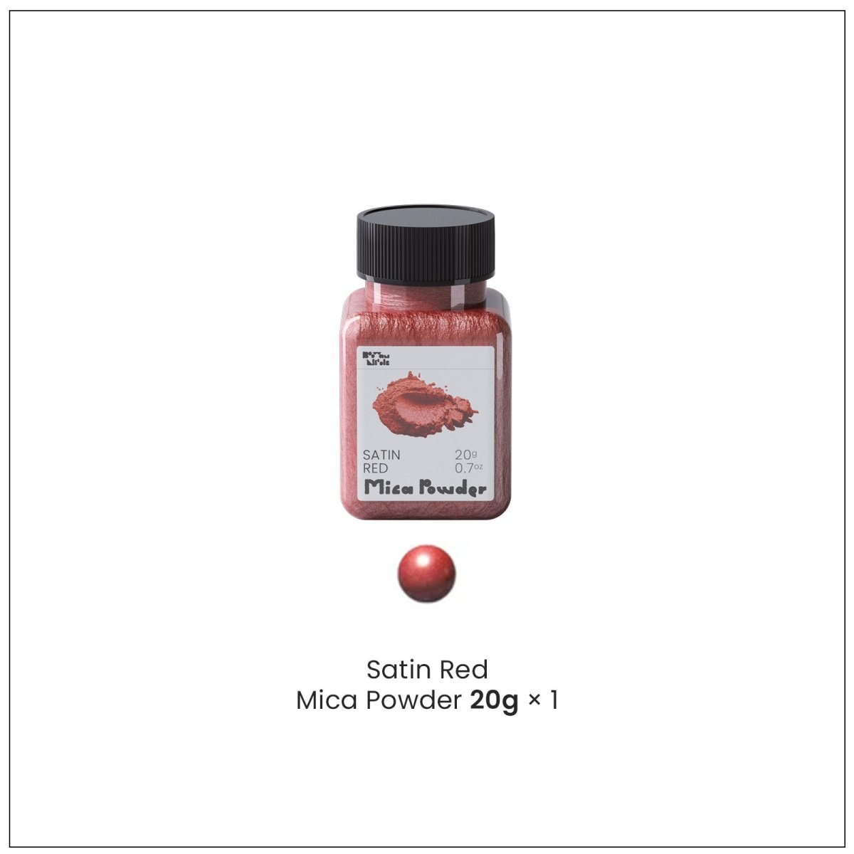 Pudră Mica 20 g cu Efect Perlat, 6 Nuanțe de Craciun