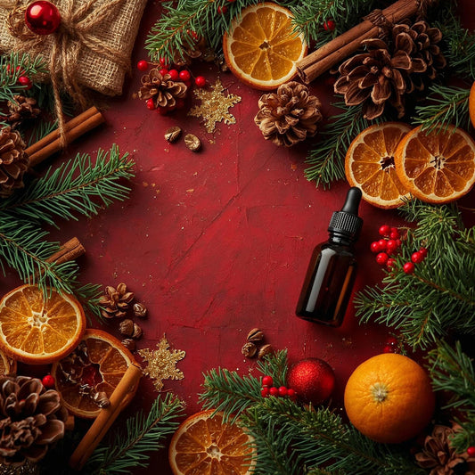 Ulei parfumat Christmas Heart cu note calde de scorțișoară, pin și ambră dulce pentru o atmosferă festivă