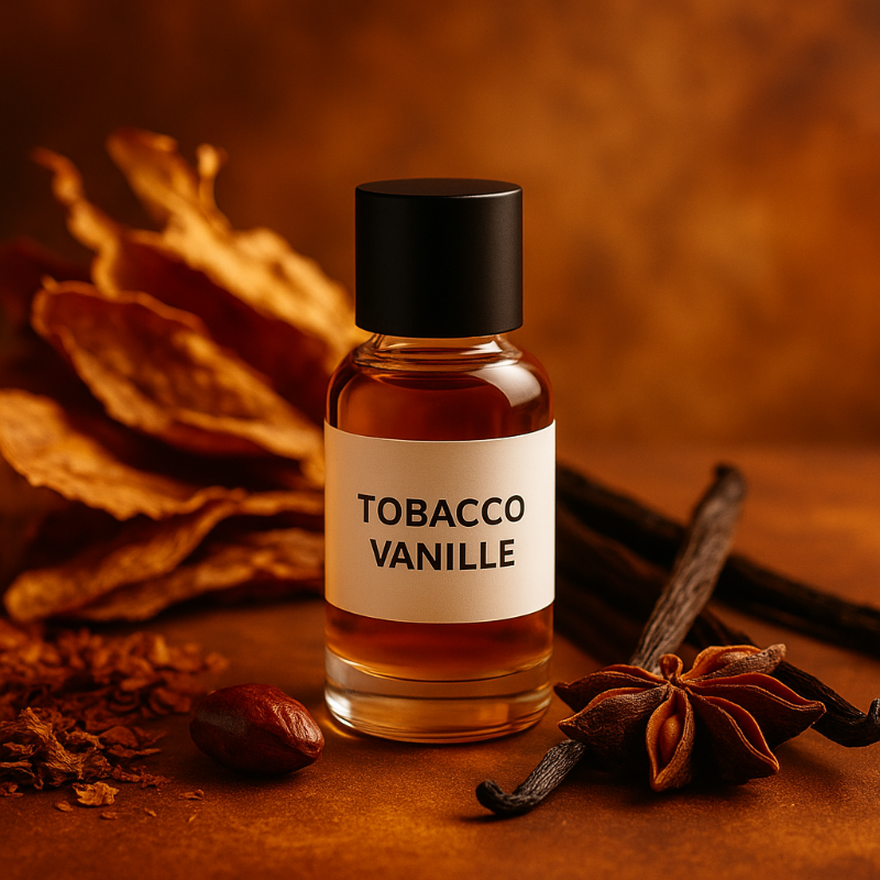 Ulei parfumat Tobacco Vanille cu aromă caldă de tutun dulce și vanilie