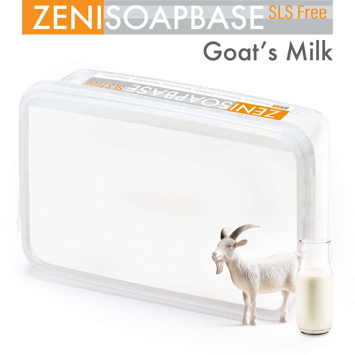 Bază Săpun Albă Goat’s Milk cu Lapte de Capră, Fără SLS