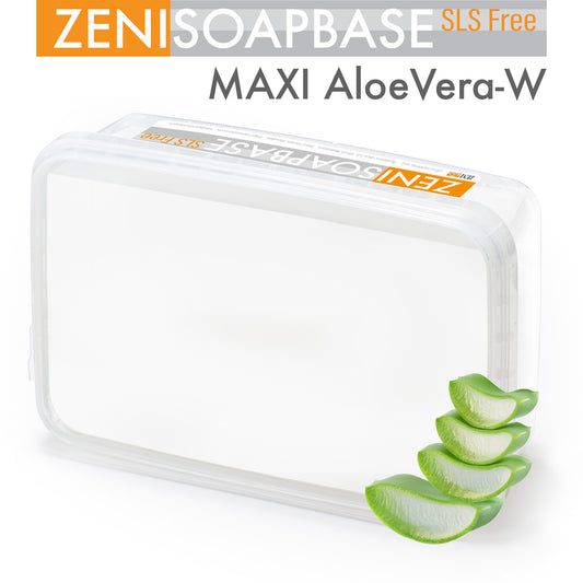 Bază Săpun Albă MAXI Aloe Vera-W cu Aloe Vera, Fără SLS