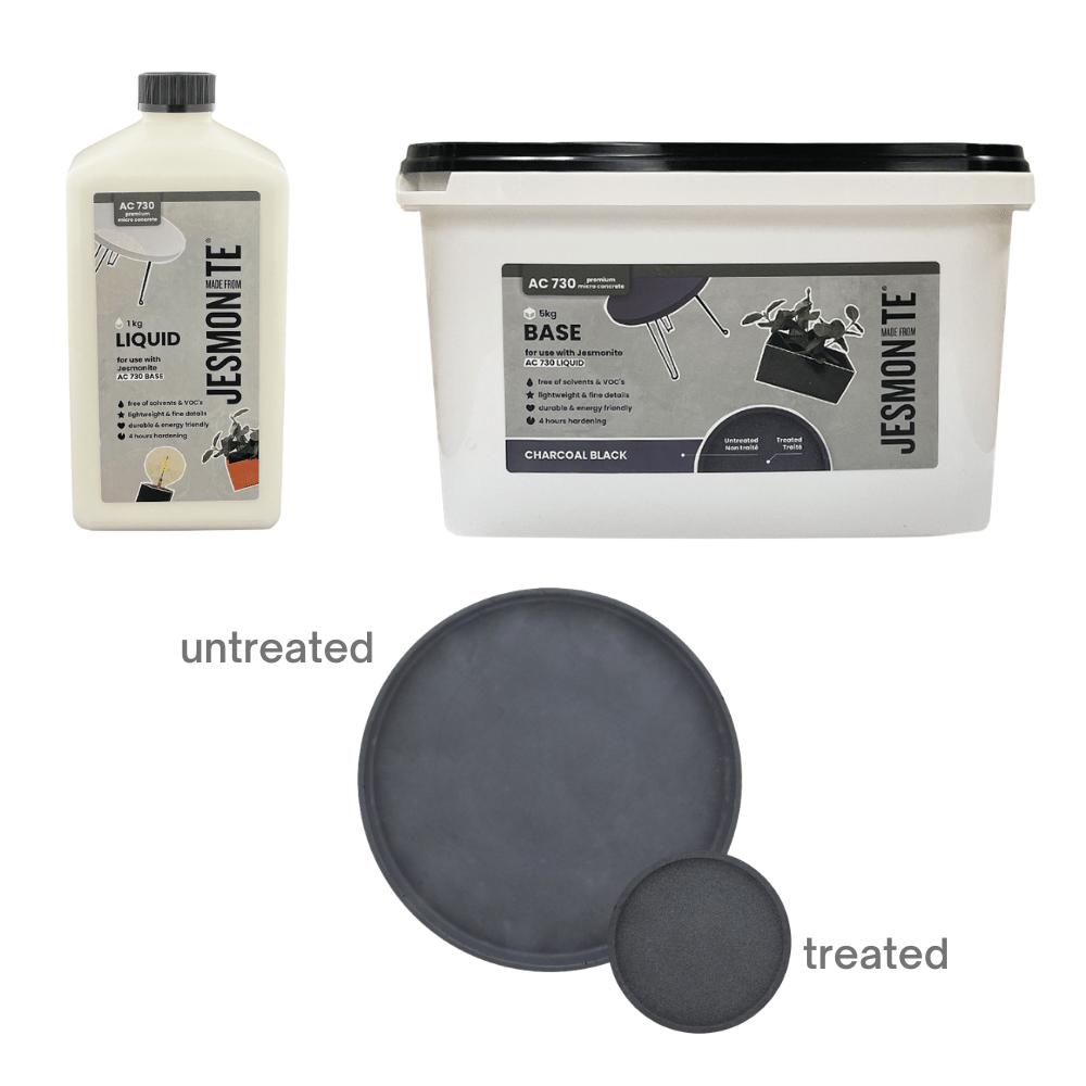 Jesmonite AC730 Kit 5kg Bază + 1kg Lichid Beton Acrilic pentru Turnare Decorativă