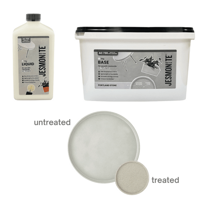 Jesmonite AC730 Kit 5kg Bază + 1kg Lichid Beton Acrilic pentru Turnare Decorativă