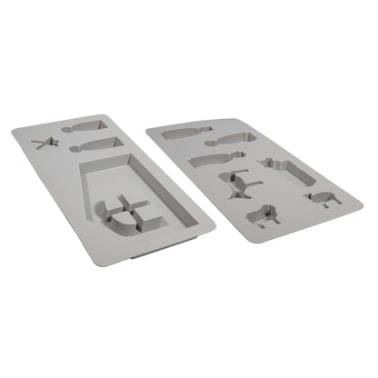 Matriță din Silicon – Set 2 Piese Iesle cu 11 Forme - Rayher