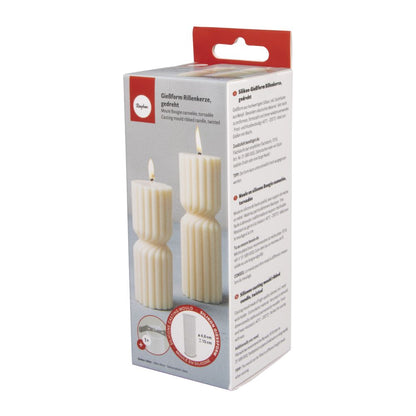 Matrita Silicon pentru Lumanare Cilindrica Spirala, 15 cm