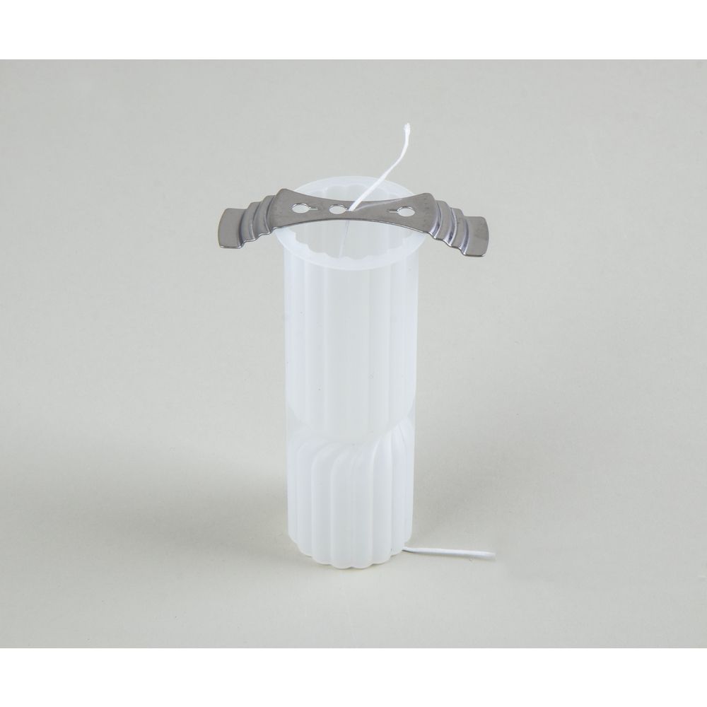 Matrita Silicon pentru Lumanare Cilindrica Spirala, 15 cm