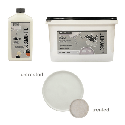 Jesmonite AC730 Kit 5kg Bază + 1kg Lichid Beton Acrilic pentru Turnare Decorativă