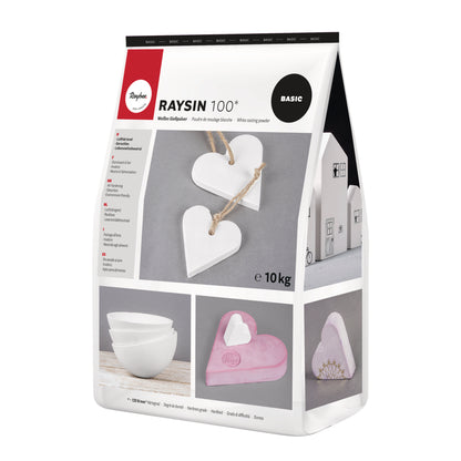 Raysin 100 Praf Ceramic de turnare Alb