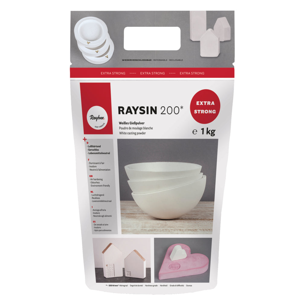 Raysin 200 Praf Ceramic de turnare Alb
