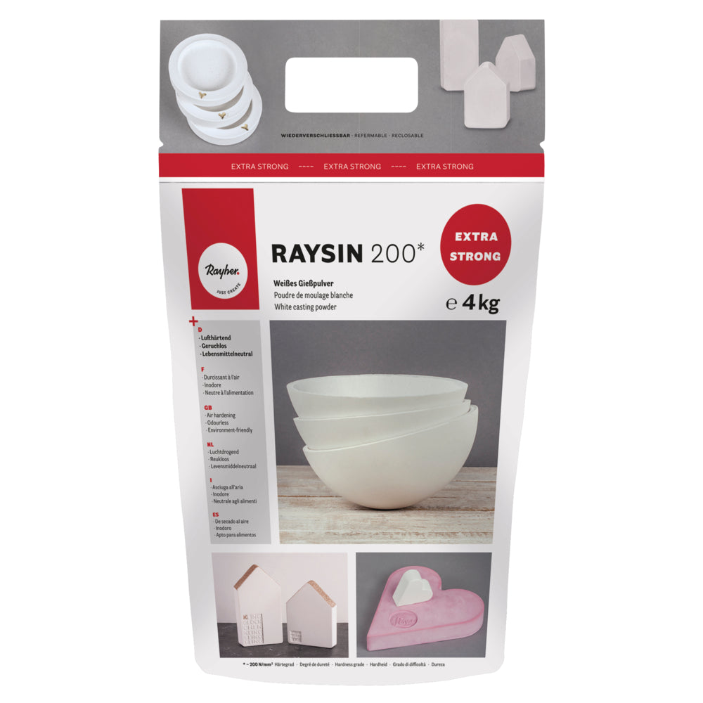 Raysin 200 Praf Ceramic de turnare Alb