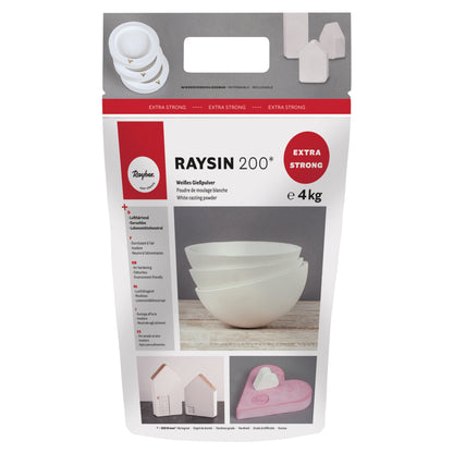 Raysin 200 Praf Ceramic de turnare Alb