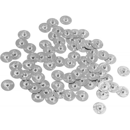 Suport metalic pentru fitil – 15 mm, set 50 bucăți (Standard / Gât Larg / Gât Lung)