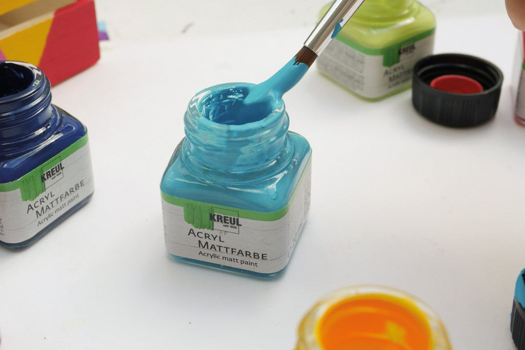 Vopsea acrilică mată Kreul Color 20 ml 6/set